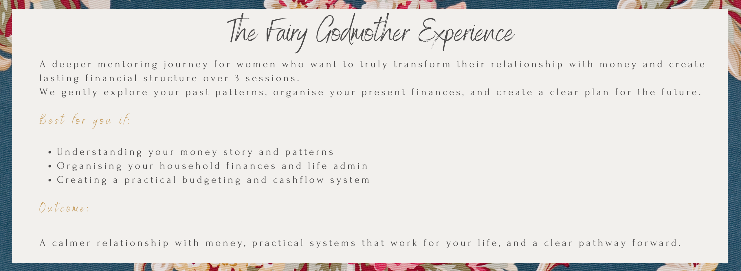 The Fairy Godmother Experience The Fairy Godmother Experience