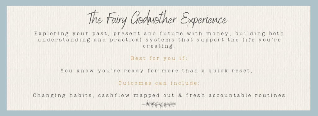Invitation to The Fairy Godmother Experience