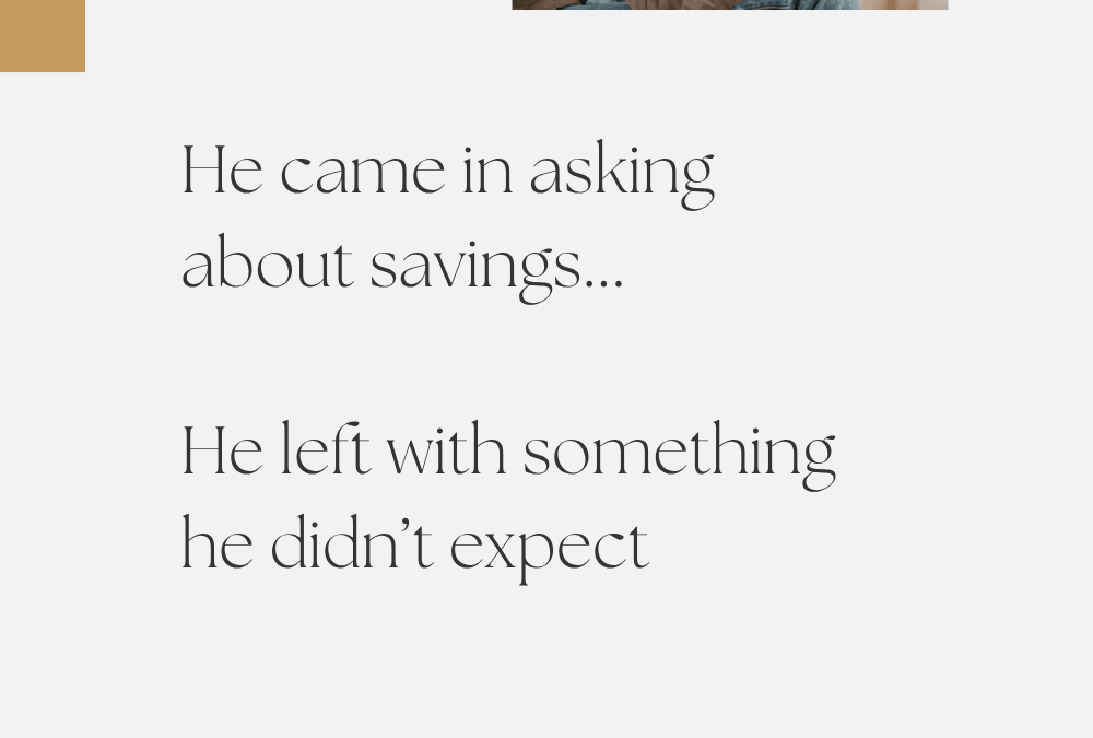 HE THOUGHT HIS PROBLEM WAS HIS BUDGET AND ISA’s …